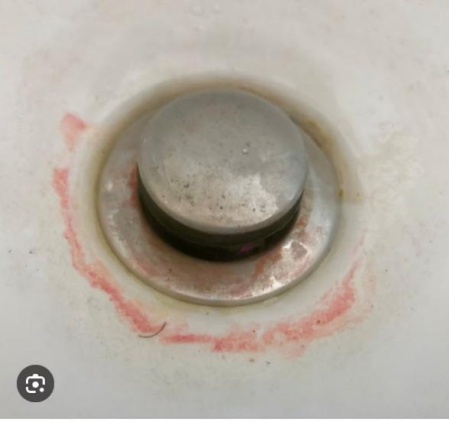 浴室里的红色水垢是什么？是因为水质太差了吗？