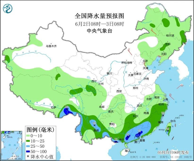 端午期间长江中下游将有较强降雨 东北华北多雷雨天气