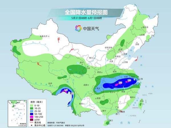 端午假期长江中下游部分地区有大暴雨 华南高温冒头需注意防暑 端午假期长江中下游部分地区有大暴雨 华南高温冒头需注意防暑
