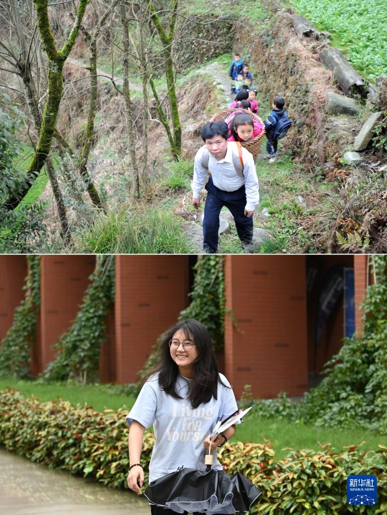 新华全媒+丨从老师背篓到大学校园的追梦女孩 新华全媒+丨从老师背篓到大学校园的追梦女孩