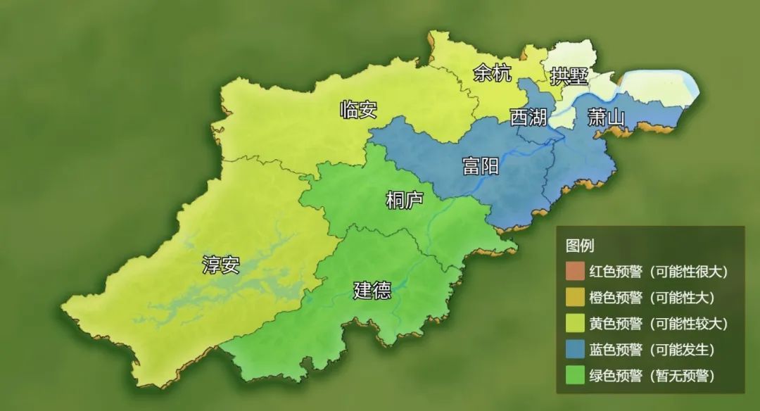 66条预警齐发!大暴雨、大风、大降温要贯穿端午!杭嘉湖已进入最强时段…… 66条预警齐发!大暴雨、大风、大降温要贯穿端午!杭嘉湖已进入最强时段……