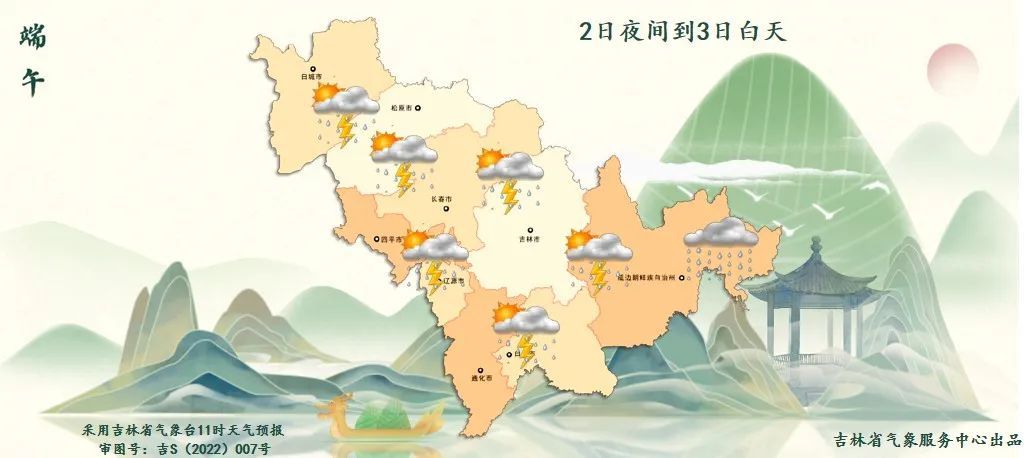 吉林省将迎大范围降雨！这些地方注意→