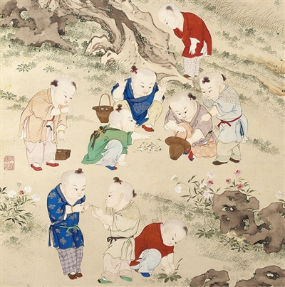 端午童戏 &nbsp;稚趣丹青