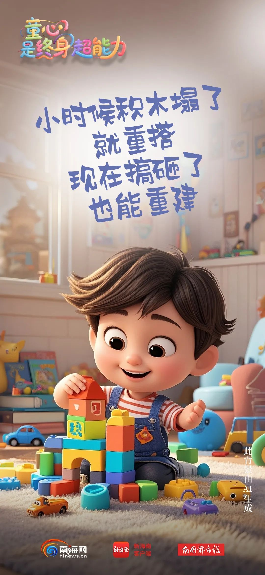 你是厉害的大人，也是可爱的小孩