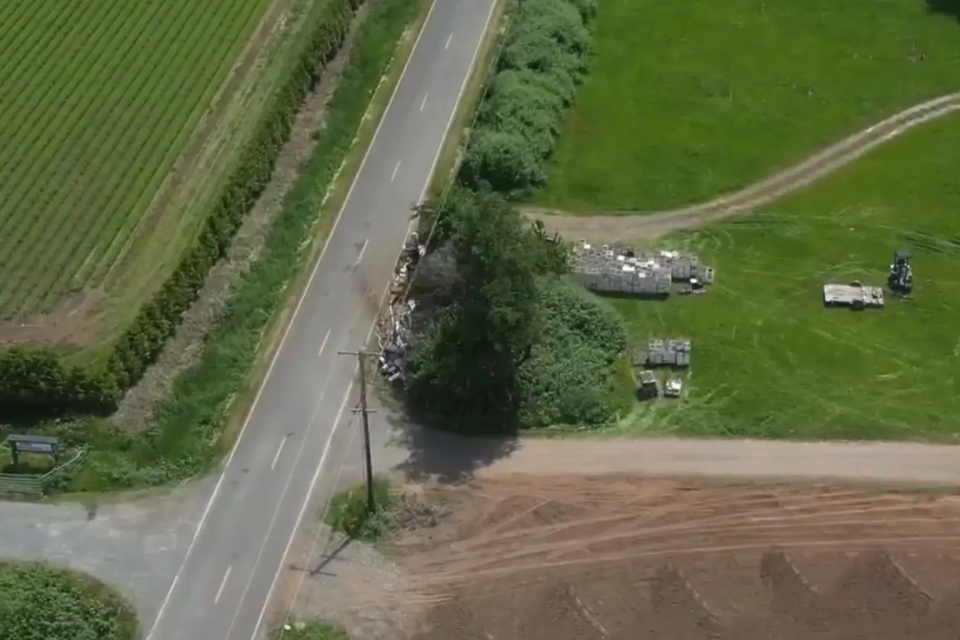 美国载有2.5亿只蜜蜂卡车翻车，靠近加拿大，专家到场惊呆了