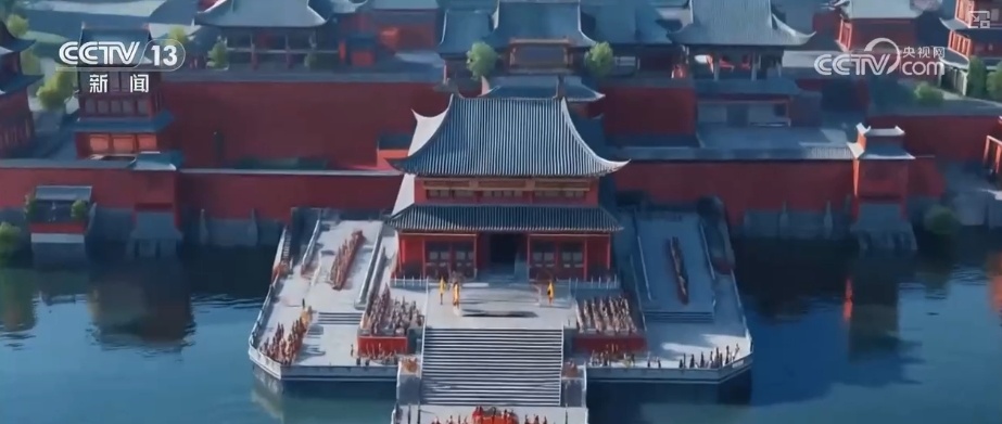 AI再现金明池上赛龙舟 现代游客呐喊与千年前欢呼声隔空和鸣共振 AI再现金明池上赛龙舟 现代游客呐喊与千年前欢呼声隔空和鸣共振