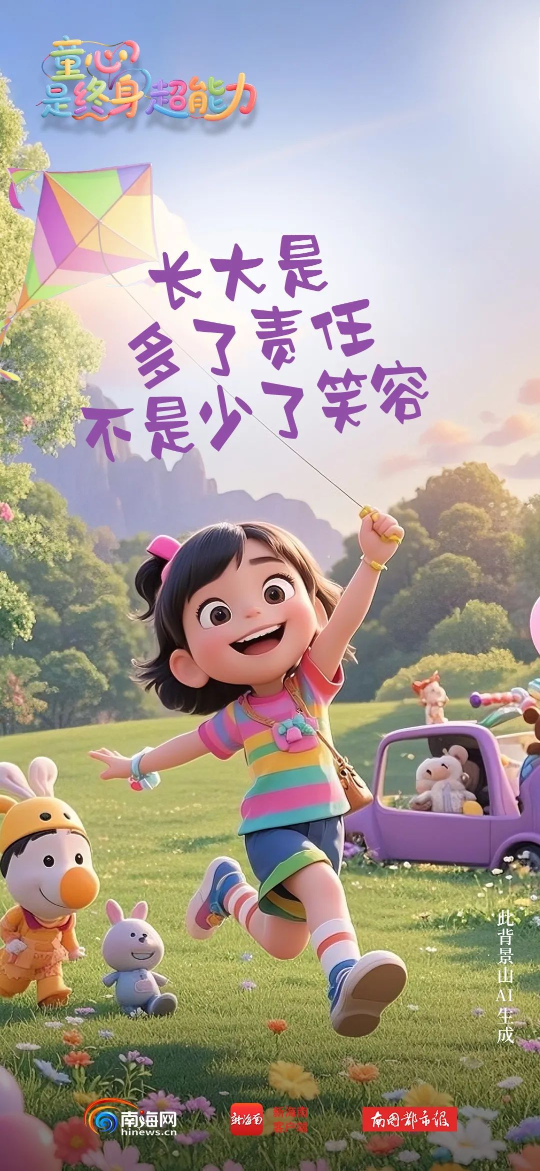 你是厉害的大人，也是可爱的小孩