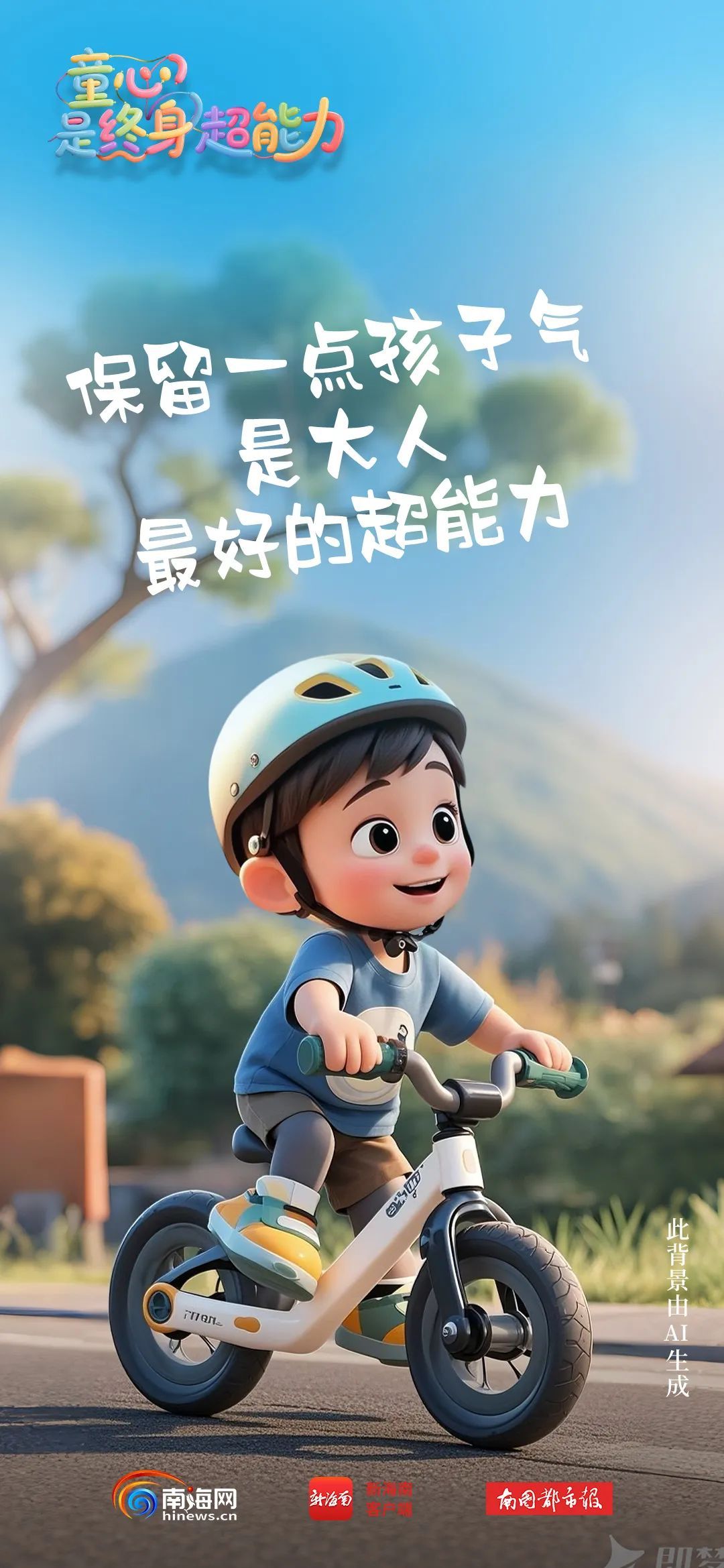 你是厉害的大人，也是可爱的小孩