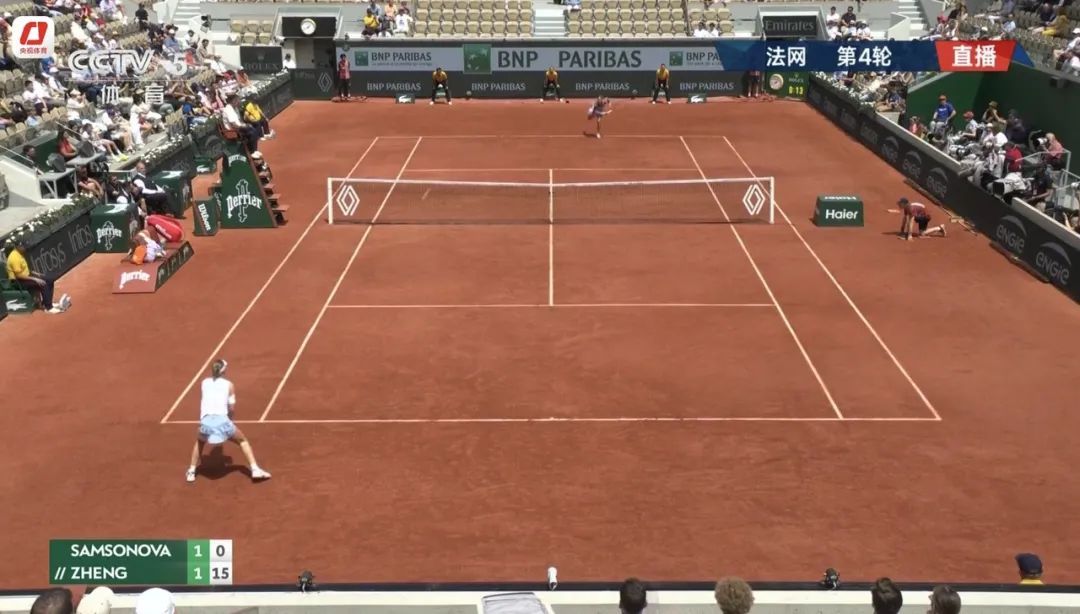 赢了!郑钦文,首进法网女单八强 赢了!郑钦文,首进法网女单八强