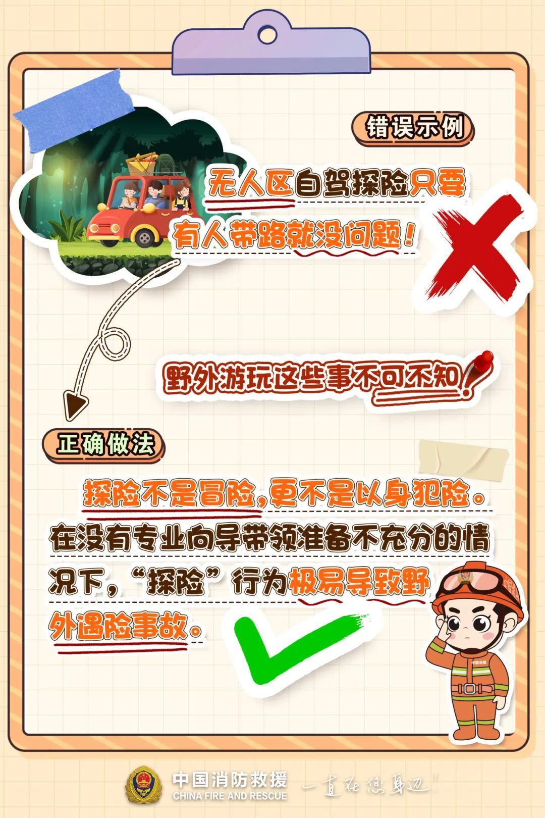 户外出游安全误区，你中几个？