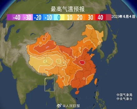热!南北方气温组团奔向超30℃ 热!南北方气温组团奔向超30℃