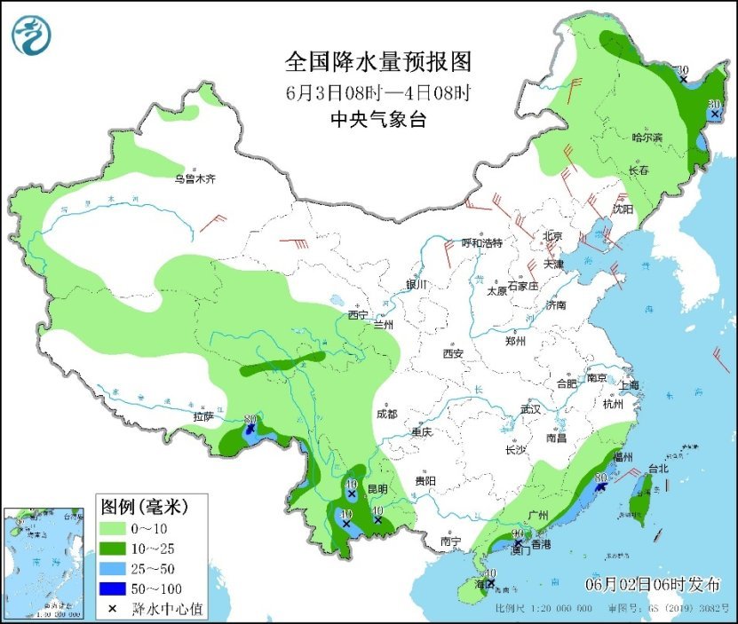 云南西藏前期降水频繁易引发次生灾害 华北东北警惕强对流天气 云南西藏前期降水频繁易引发次生灾害 华北东北警惕强对流天气