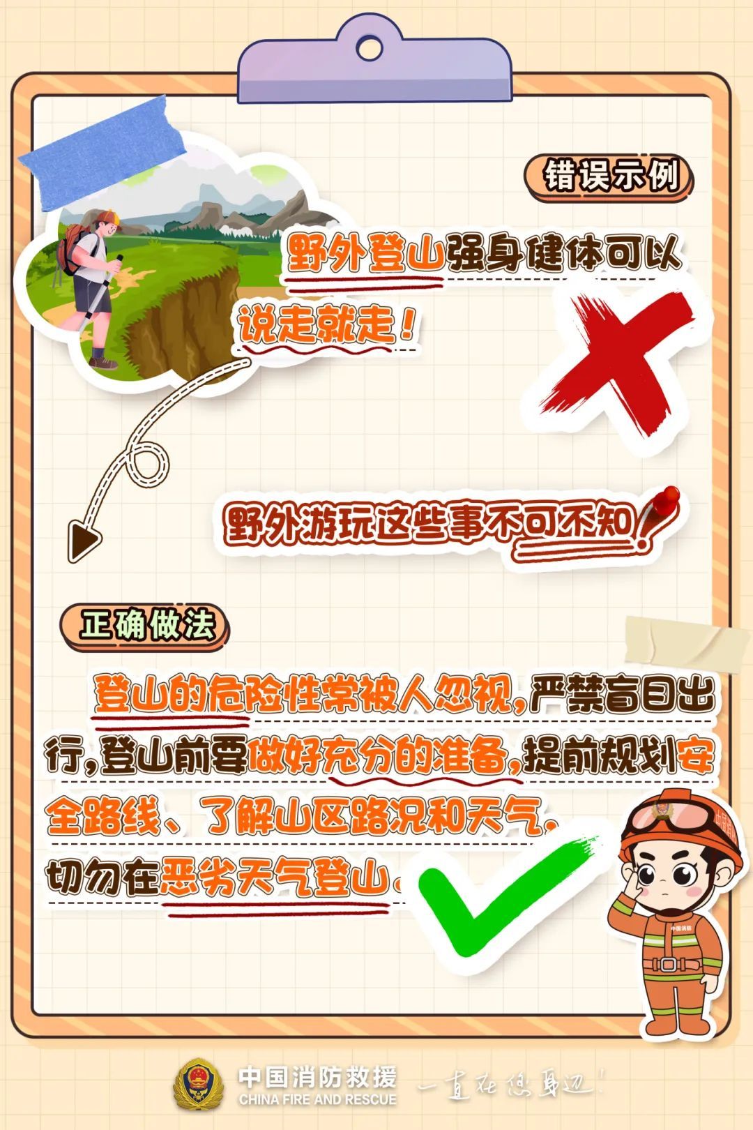 户外出游安全误区，你中几个？