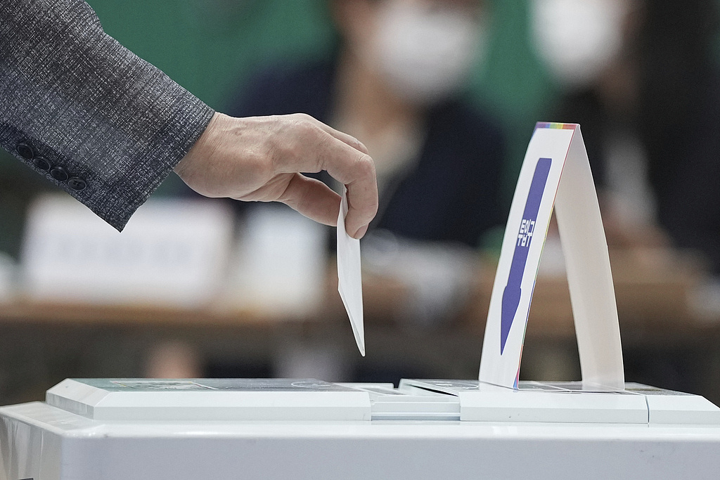 选举日过半 韩国大选投票率已超60% 选举日过半 韩国大选投票率已超60%