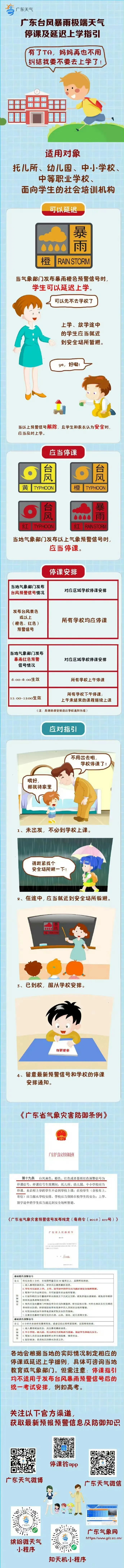 暴雨红色预警!广东多地停课 暴雨红色预警!广东多地停课