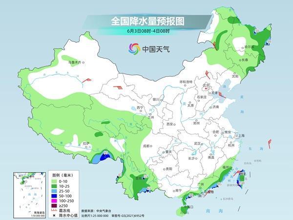 华南沿海等地较强降雨持续 华北黄淮高温发展增多 华南沿海等地较强降雨持续 华北黄淮高温发展增多