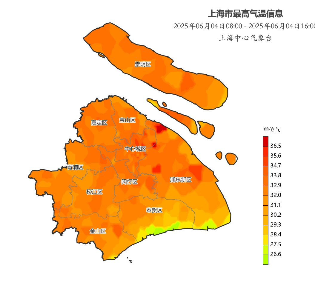 33℃!上海创今年气温新高!明天白天阳光依旧,周末天气有变,影响高考!注意→ 33℃!上海创今年气温新高!明天白天阳光依旧,周末天气有变,影响高考!注意→