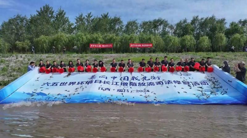 赣湘鄂皖四省跨区域增殖放流 向长江投放鱼苗5万尾 赣湘鄂皖四省跨区域增殖放流 向长江投放鱼苗5万尾
