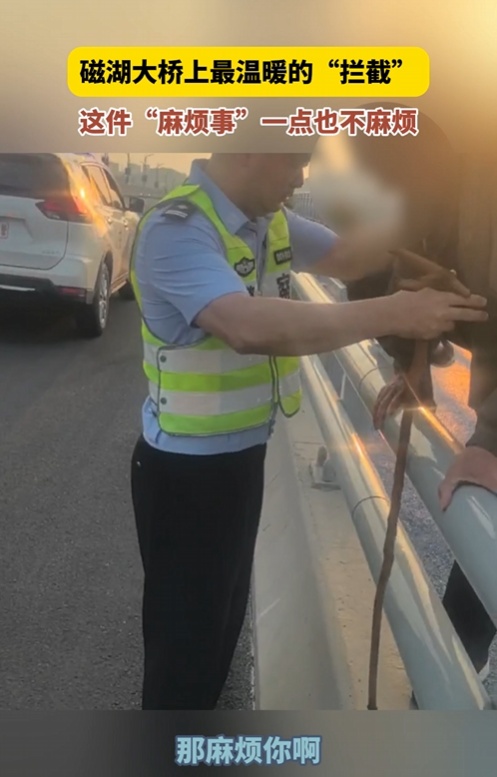“麻烦你了麻烦了”...为民服务不麻烦!桥上“拦截”的背后是步步安心 “麻烦你了麻烦了”...为民服务不麻烦!桥上“拦截”的背后是步步安心