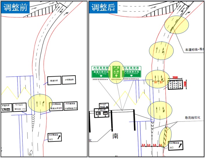 @上海老司机！南北高架有重大变化：经卢浦大桥去浦东建议走“第二通道”，更快！