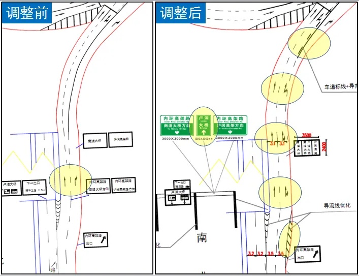 @上海司机：南北高架往卢浦大桥有了“第二通道”