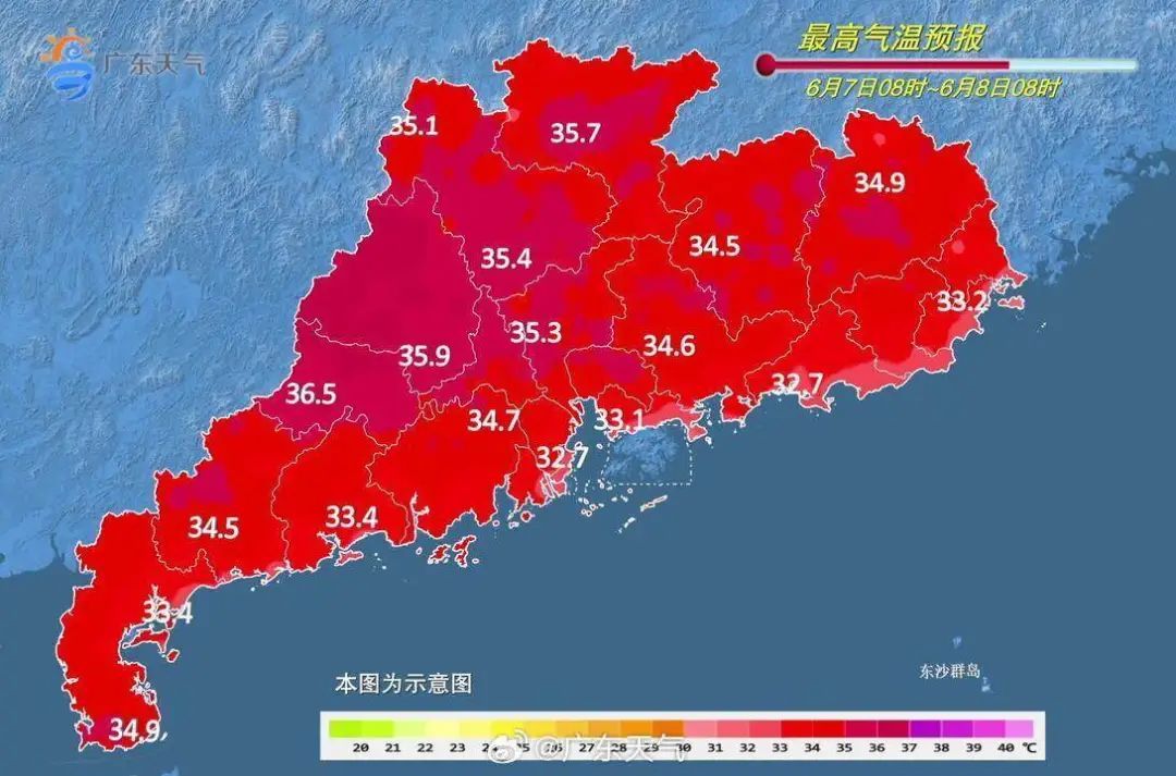 高考开始！@广东考生：出门记得带伞，遮雨也遮太阳！