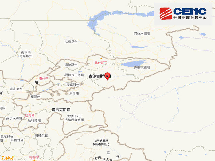 吉尔吉斯斯坦发生4.5级地震,震源深度10千米 吉尔吉斯斯坦发生4.5级地震,震源深度10千米