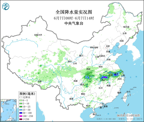6小时降雨量破百!新一轮降雨来势汹汹,暴雨+强对流预警同时生效 6小时降雨量破百!新一轮降雨来势汹汹,暴雨+强对流预警同时生效