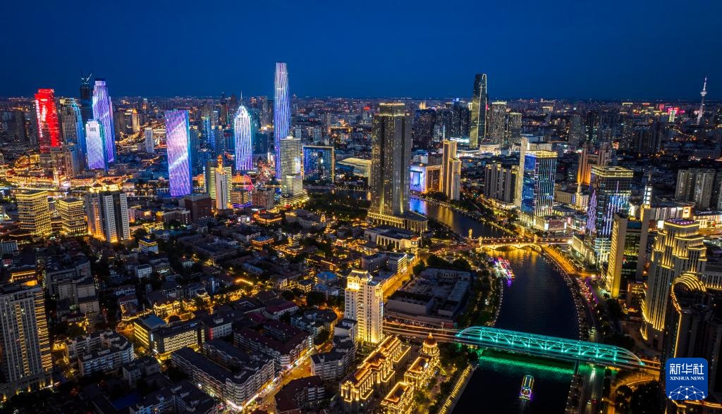 美丽中国｜璀璨灯光 扮靓津夜
