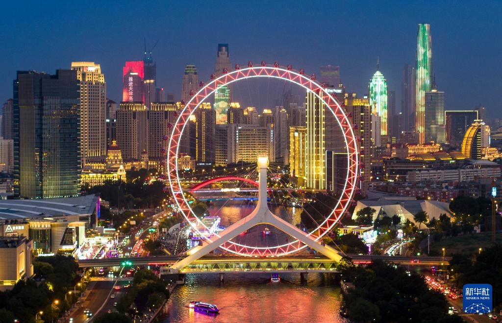 美丽中国｜璀璨灯光 扮靓津夜