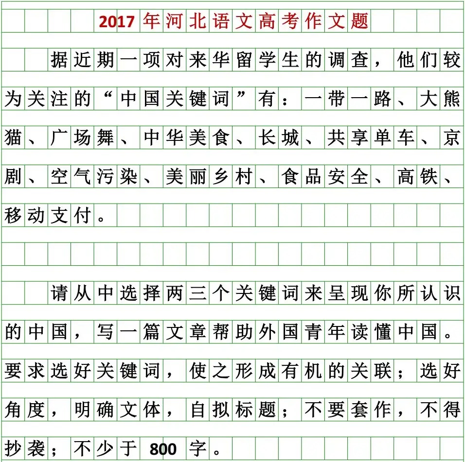 河北2025高考作文题出来啦！你会怎么写？