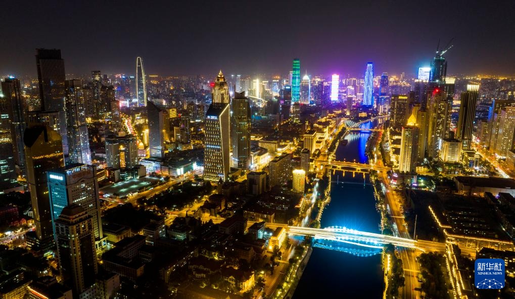 美丽中国｜璀璨灯光 扮靓津夜