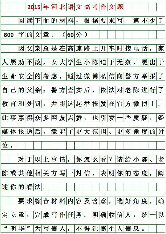 河北2025高考作文题出来啦！你会怎么写？