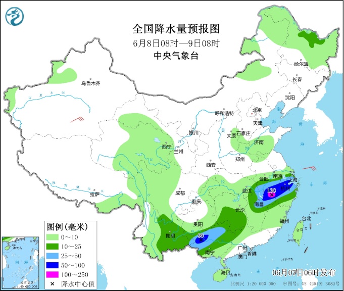 暴雨预警升级! 暴雨预警升级!