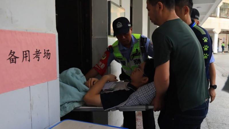 江西德安:启用备用考场 助力骨折考生圆梦高考 江西德安:启用备用考场 助力骨折考生圆梦高考