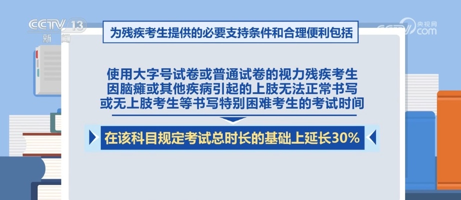 多部门协同优化服务提供合理便利 保障残疾学生平等参加高考 多部门协同优化服务提供合理便利 保障残疾学生平等参加高考