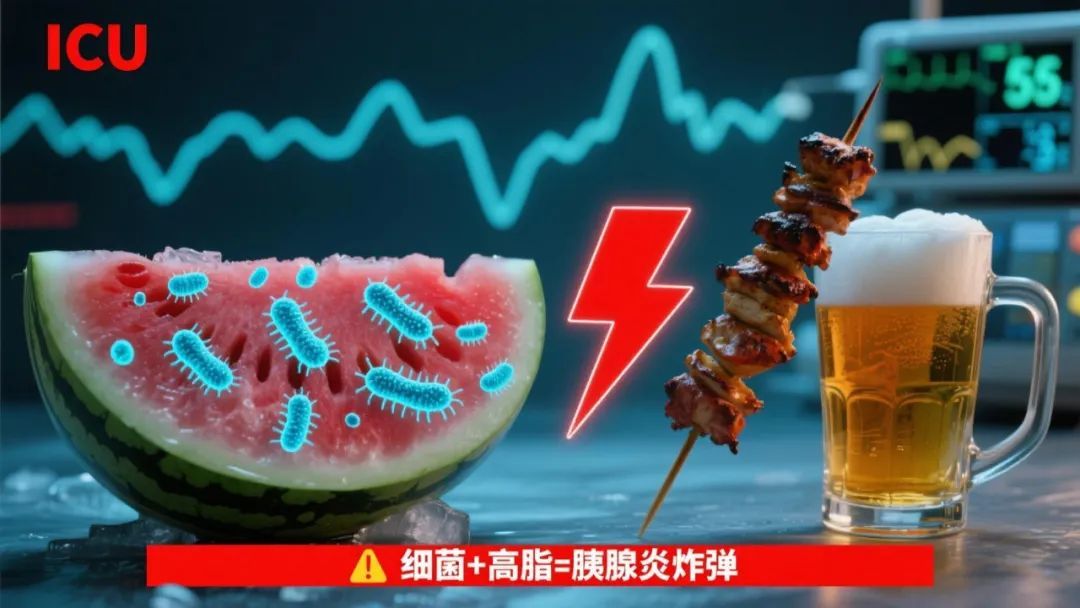 一口冰西瓜将男子送进ICU?问题出在这里→ 一口冰西瓜将男子送进ICU?问题出在这里→