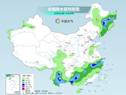 南方强降雨持续 北方高温“火力”猛