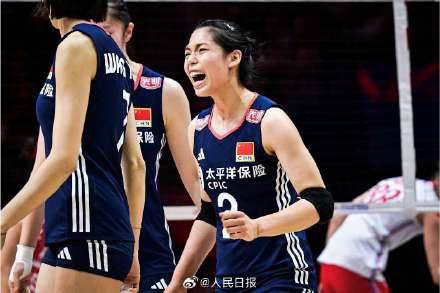 祝贺！中国女排赢了法国女排