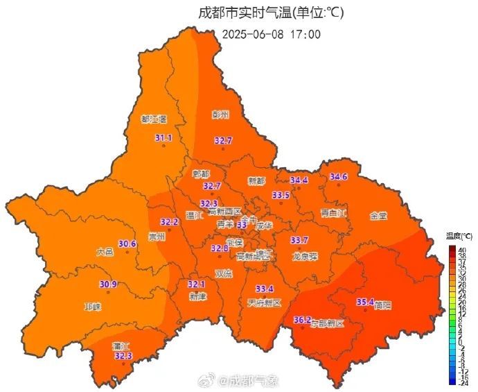 38℃或以上 四川开启“铁板烧”模式！这些地方注意，降雨就在→