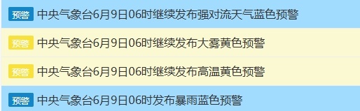 双预警!天津这时有雨! 双预警!天津这时有雨!