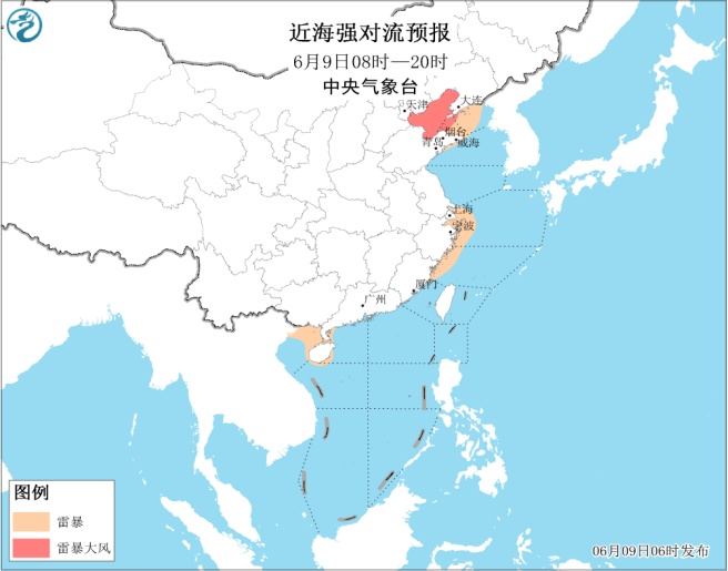 预警！雷雨！大风！强对流！这时影响天津→