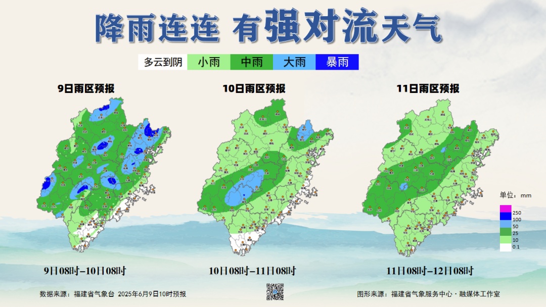 暴雨！强对流！即将抵达福建！这些地方要注意……