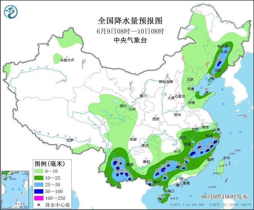 华北南部黄淮等地仍有高温天气,浙闽赣湘桂滇等地有强降雨 华北南部黄淮等地仍有高温天气,浙闽赣湘桂滇等地有强降雨