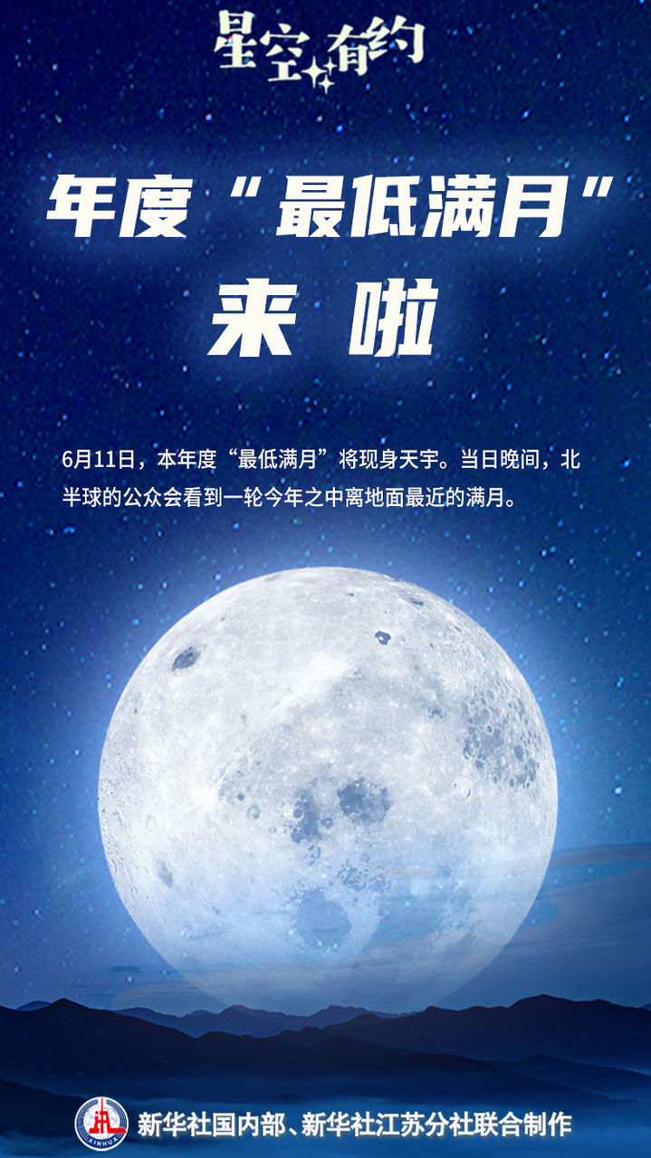 星空有约｜别错过！年度“最低满月”来了