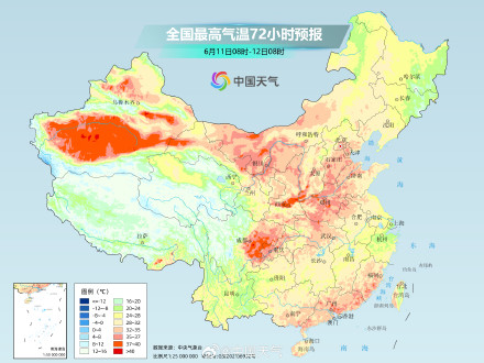 北方高温耐力持久局地可达40℃ 江南华南闷热难耐