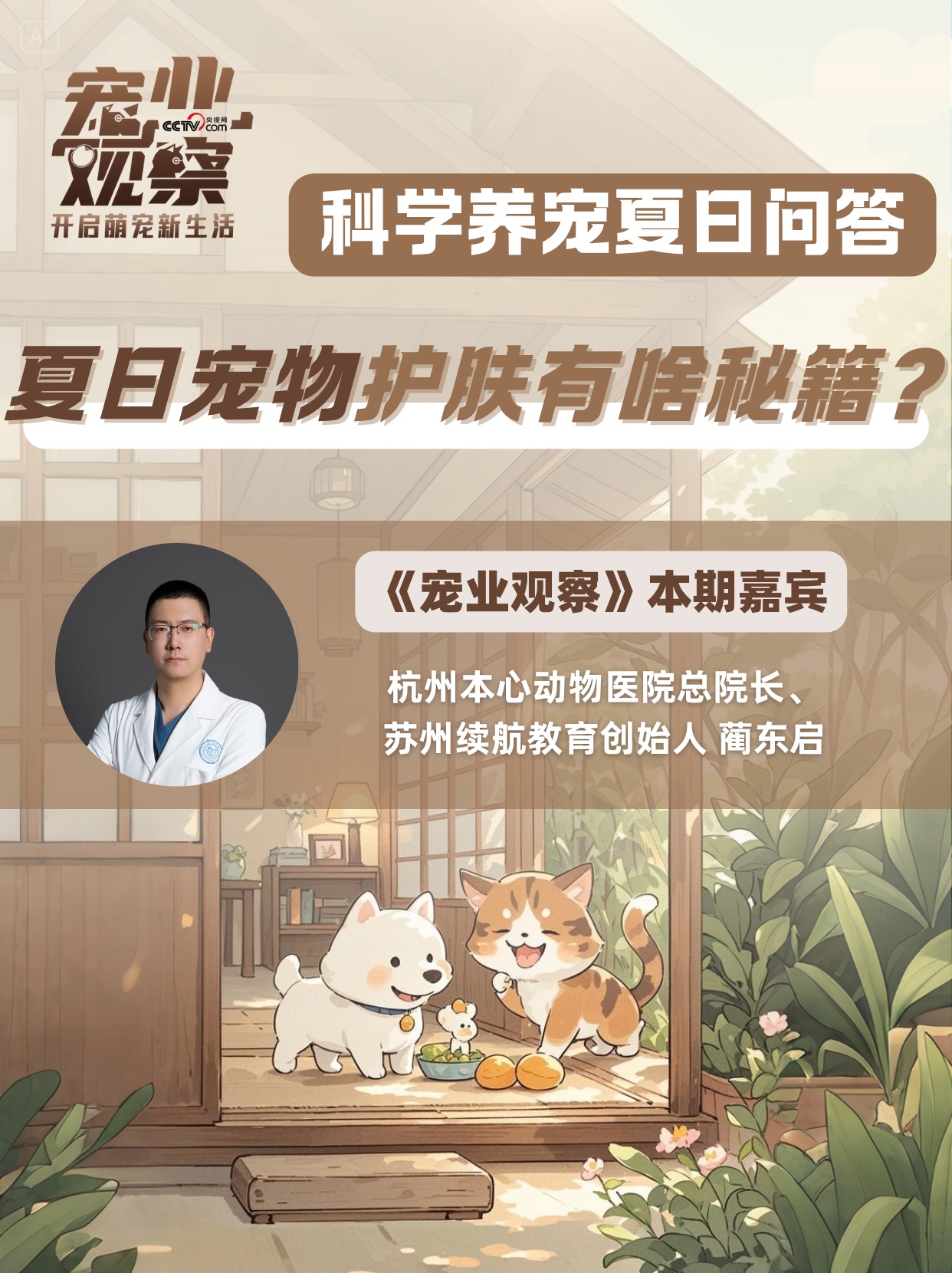夏日宠物护肤秘籍：拒绝皮肤小烦恼，做清爽毛孩子！