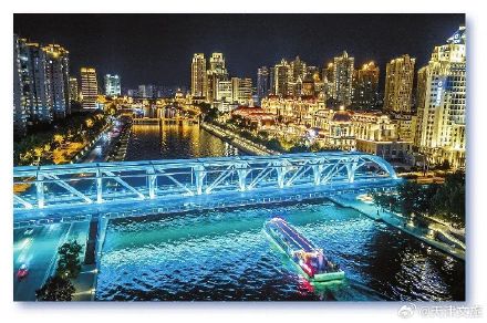 海河夜景，全新亮相！
