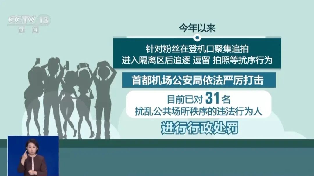 粉丝机场疯狂追星险些发生事故,已有31人被处罚 粉丝机场疯狂追星险些发生事故,已有31人被处罚