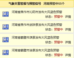 河南多地今天有分散性阵雨、雷阵雨 北中部局部8到9级阵风 河南多地今天有分散性阵雨、雷阵雨 北中部局部8到9级阵风